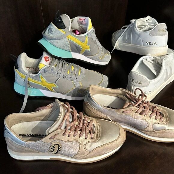 Veja Shoes - WOMEN's Sneakers LOT – Veja, W6YZ, Primabase – Size 8.5–9 EU 39–40